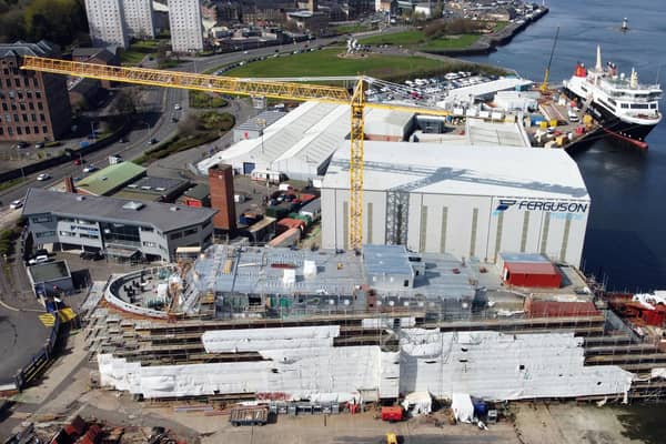Ferguson Marine Limited is a shipbuilding company whose yard, located in Port Glasgow on the Firth of Clyde in Scotland, was established in 1903. It is the last remaining shipbuilder on the lower Clyde and is currently the only builder of merchant ships on the river.