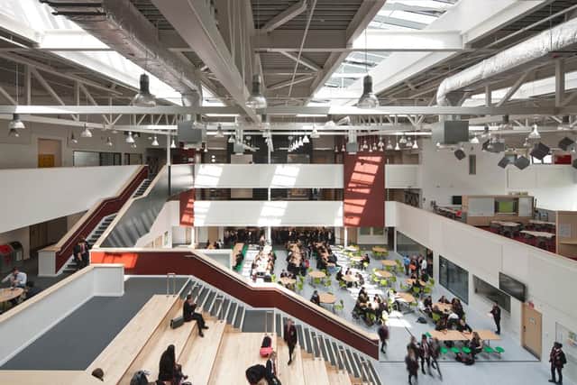 Mitchell highlights Waid Academy in Anstruther, completed in 2017 for Fife Council. Picture: David Barbour.