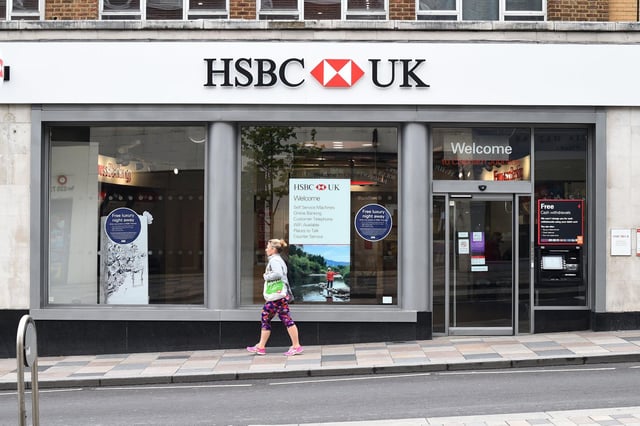 HSBC, the UK’s largest bank, which has been shifting focus to areas garnering higher returns such as Asia and wealth management, moved up one position to eighth in the global ranking of the top 1,000 world banks. Picture: Kirsty O'Connor/PA Wire