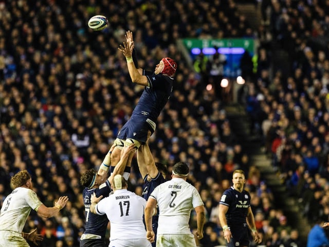 After an early misfire, ran the lineout pretty well against some fierce English competition. Made way for Skinner with 13 minutes remaining. 7