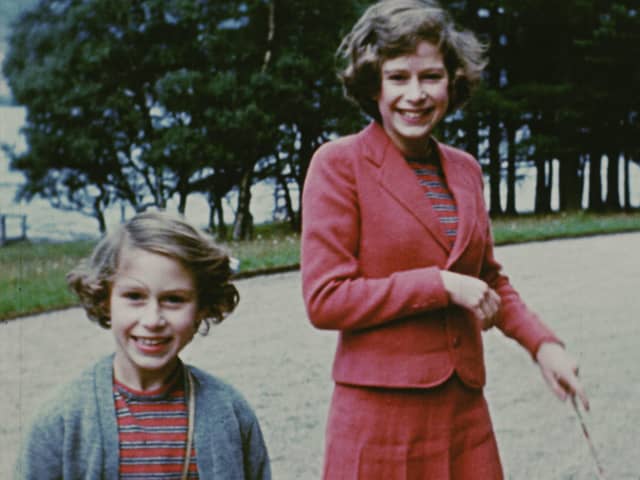 Princess Margaret and Princess Elizabeth at Balmoral in 1939