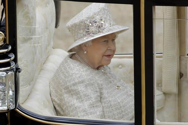 The ceremony of Trooping the Colour takes place in June each year and is attended by the Queen, to celebrate her birthday (Picture Getty Images)