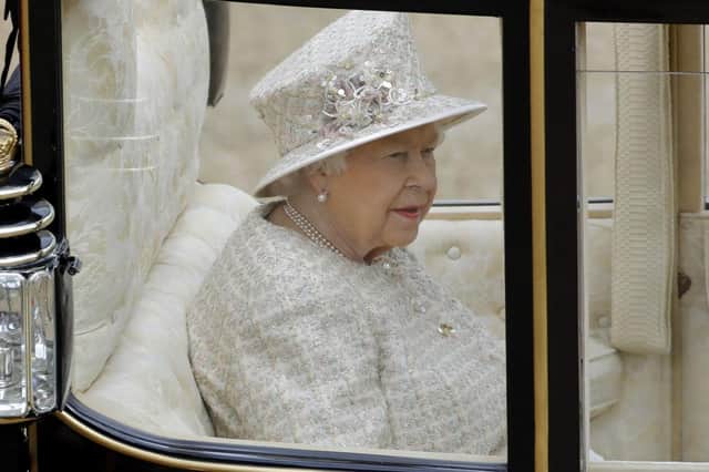 The ceremony of Trooping the Colour takes place in June each year and is attended by the Queen, to celebrate her birthday (Picture Getty Images)