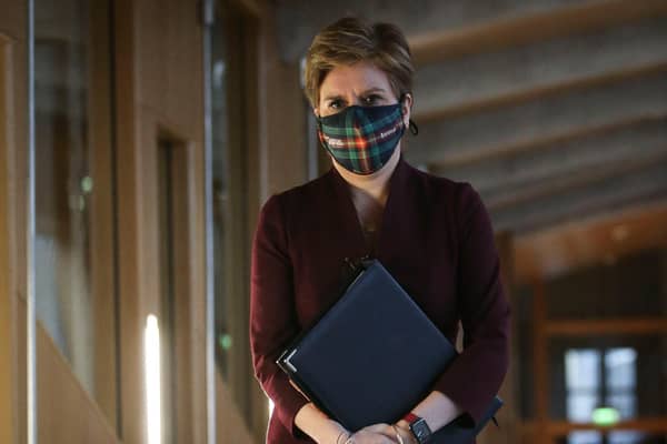 Nicola Sturgeon must abandon plans to make some emergency Covid powers given to ministers permanent (Picture: Fraser Bremner/pool/AFP via Getty Images)