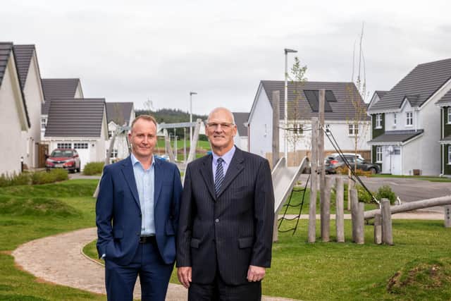 Bancon Group Chief Financial Officer, Andrew Tweedie (left) and Chairman, Bob McAlpine (right)