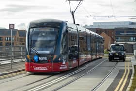 Edinburgh Trams have been open for 10 years. Image: Lisa Ferguson/National World.