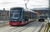 Edinburgh Trams have been open for 10 years. Image: Lisa Ferguson/National World.