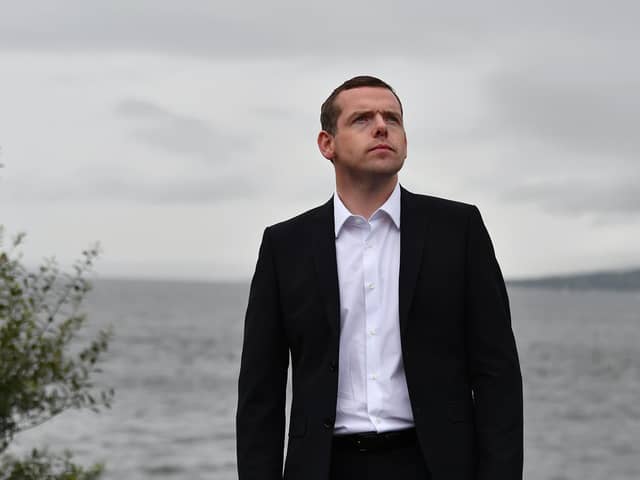 Douglas Ross has spoken of the 'perception' that Scotland and the rest of the UK no longer share the same values being a driving force behind independence (Picture: John Devlin)