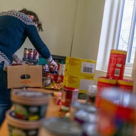 Many families living in food poverty need to use food banks. Picture: Getty Images.