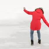 Woman slipped on ice