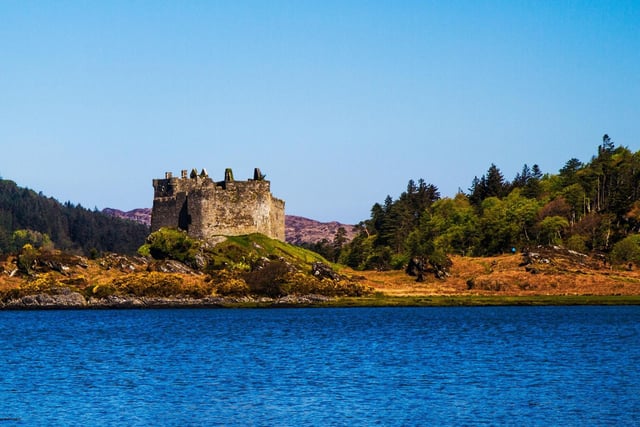 Castle Tioram (which means 'dry castle' in Scottish Gaelic) is an old ruin that sits on the tidal island Eilean Tioram which is also located in the Lochaber area.