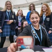 Pupils from Earlston High School, and Perth and Dollar academies, taking part in Powering Futures training. Picture: Jamie Simpson.