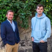 Eoghan Mackie of The Challenges Group (left) and Jack Allan of Today have joined forces to work on projects in Africa. Picture: contributed.