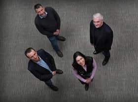Alex McVey, Michiel Smith, Teuta Pilizota and Moray Martin. Picture: Stewart Attwood