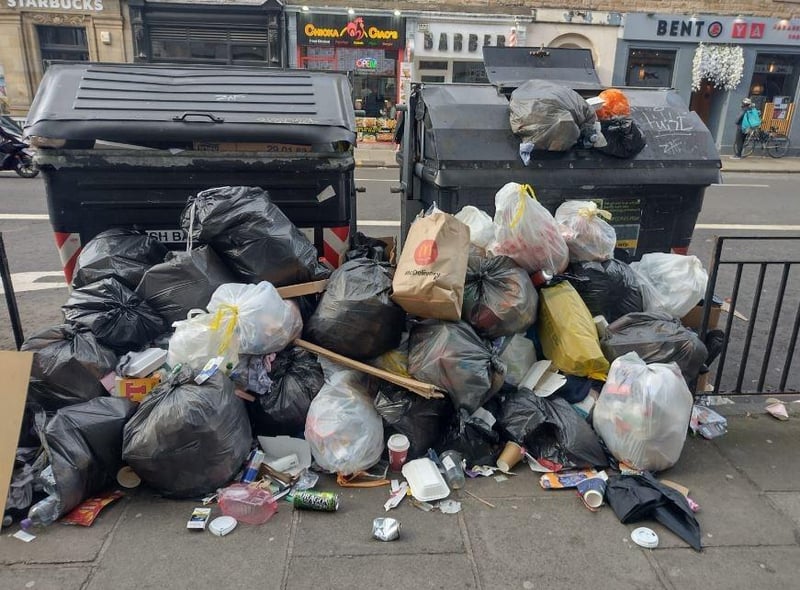 The state of the streets in Edinburgh
