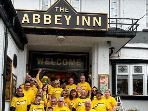 Abbey Inn, Paisley, taking part in Off the Beatson Track in 2024