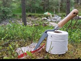 Visitors to Cairngorms National Park are being urged to take a 'poop kit' to halt the ever increasing problem of 'wild toileting'. PIC: Cairngorms National Park Authority Ranger Service.