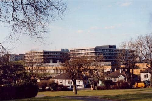 Replacing Monklands Hospital in Airdrie is one of the building projects being paused. Image: Clare Grant/National World.