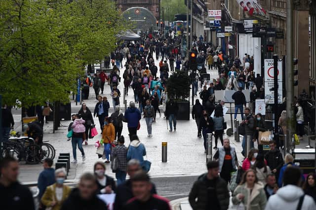 The re-opening of shops in Scotland has bolstered confidence among small businesses.