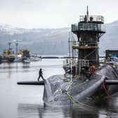 HM Naval Base Clyde, known as Faslane. Picture: PA