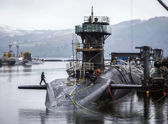 HM Naval Base Clyde, known as Faslane. Picture: PA