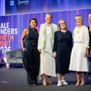 Broadcaster and founder of SAIRA Saira Khan, co-founder and CEO of SuperScalers Sam Smith, founder and chair of Pathways Forward Ana Stewart, entrepreneur and author Sahar Hashemi OBE, founder of Ooni Darina Garland, CEO of ScaleUp Institute Irene Graham OBE. Picture by Anna Moffat