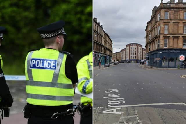 The body of a man has been found in the west end of Glasgow.