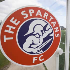 Spartans earned a 1-0 win over Brechin in the first leg of the pyramid play-off at Ainslie Park.