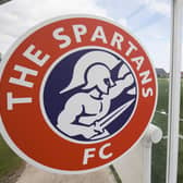 Spartans earned a 1-0 win over Brechin in the first leg of the pyramid play-off at Ainslie Park.