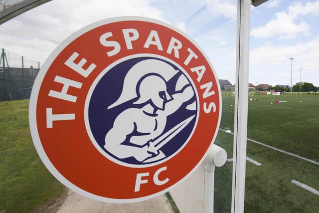 Spartans earned a 1-0 win over Brechin in the first leg of the pyramid play-off at Ainslie Park.