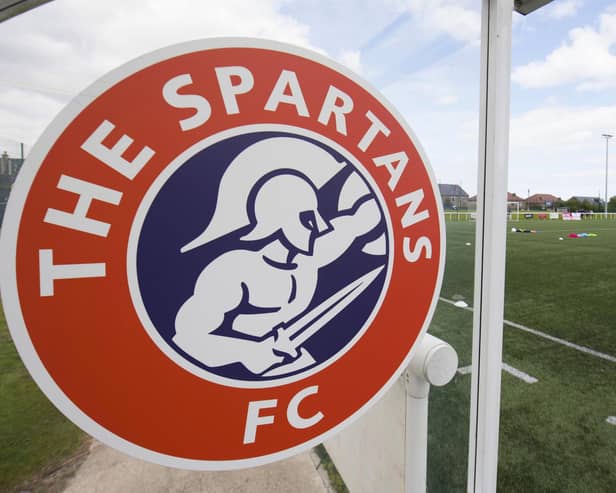 Spartans earned a 1-0 win over Brechin in the first leg of the pyramid play-off at Ainslie Park.