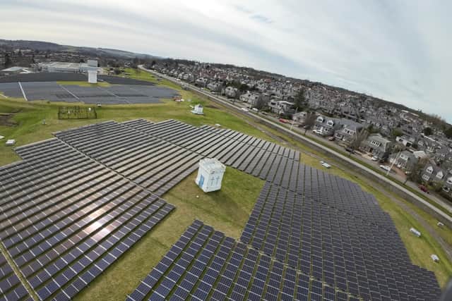Large-scale solar energy systems have been installed at public water treatment facilities in Scotland, cutting reliance on bought-in power and allowing any excess to be fed into the national grid