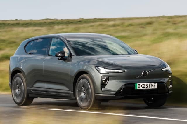 Built on a brand new electric SPA3 platform, the EX60 delivers both ultra-rapid charging and a significant range of up to 503-miles (Picture: Mark Eagleson Photography)