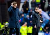 Rangers manager Steven Gerrard watches on as his side lose at home to Hamilton Accies. Picture: SNS