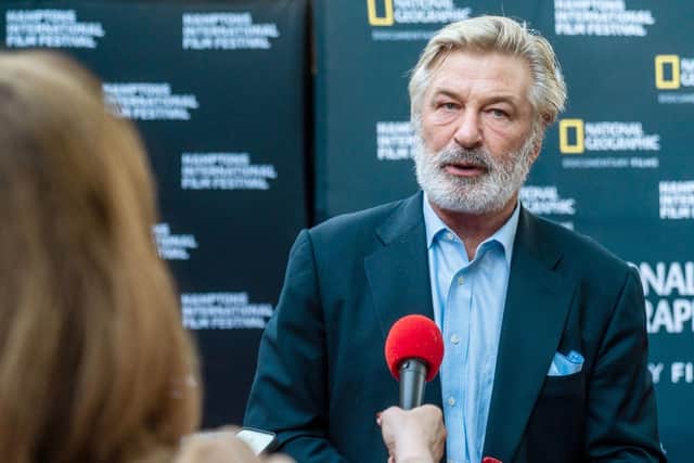 Alec Baldwin discharged a prop firearm with fatal consequences.
(Photo by Mark Sagliocco/Getty Images for National Geographic)