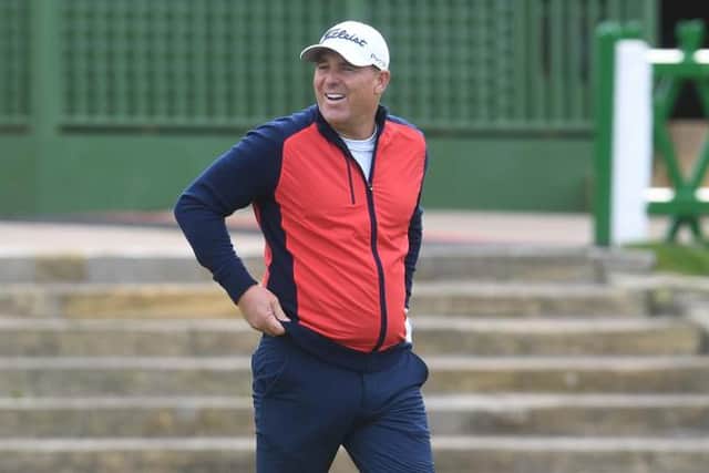 Warne recently took part in the Alfred Dunhill Links Championship Practice Day at the Old Course, on Sepetember 28, in St Andrews, Scotland. (Photo by Craig Foy / SNS Group)