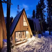 One of the A-Frame Club cabins at Winter Park, Colorado, designed by Skylab Architects PIC: Stephan Werk
