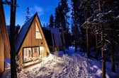 One of the A-Frame Club cabins at Winter Park, Colorado, designed by Skylab Architects PIC: Stephan Werk