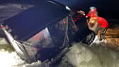 The hardy Braemar MRT volunteers headed out in dreadful conditions to aid a stricken walker.
Pic: Braemar MRT