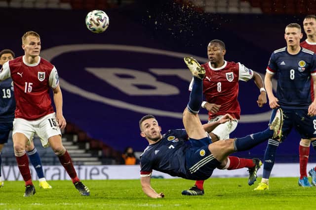 Scotland secured a draw against Austria last week thanks to John McGinn's overhead kick. Manager Steve Clarke is planning to go one better in Vienna (Photo by Alan Harvey / SNS Group)