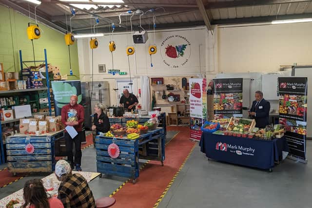The organisation's offering includes courses in cooking and nutrition, and delivering fruit and veg boxes to customers including businesses. Picture: contributed.