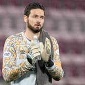Hearts goalkeeper Craig Gordon has not put a timeline on his return from a double leg break.  (Photo by Paul Devlin / SNS Group)