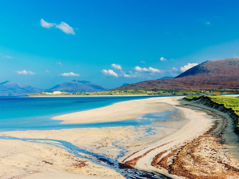 Heaven on Earth can be found no farther than the Isle of Harris. Luskentyre beach comes second on our list with 8,100 monthly searches over a 12-month period, and it's not hard to see why. White sand and crystal clear waters are enhanced by beautiful mountain views in this little spot of the Caribbean in Scotland. The location was also ranked at No.34 in Conde Nast Traveller magazine's list of the world's top beaches