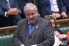 SNP Westminster leader Ian Blackford speaks during Prime Minister's Questions in the House of Commons, London. Picture: House of Commons/PA Wire