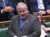 SNP Westminster leader Ian Blackford speaks during Prime Minister's Questions in the House of Commons, London. Picture: House of Commons/PA Wire
