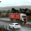 Average speed cameras enforcing the 70mph limit on the A9 between Perth and Dunblane. Picture: Katielee Arrowsmith/HEMEDIA/SWNS Group