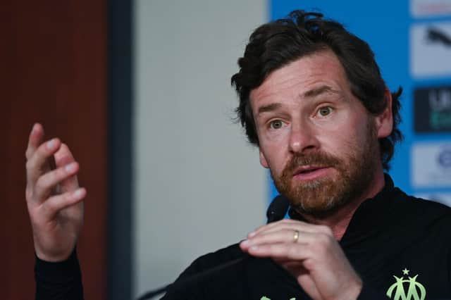 Olympique de Marseille's Portuguese coach Andre Villas Boas (Photo by CHRISTOPHE SIMON/AFP via Getty Images)