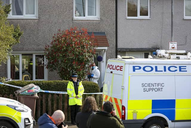 The scene at Bidston Avenue, St Helens