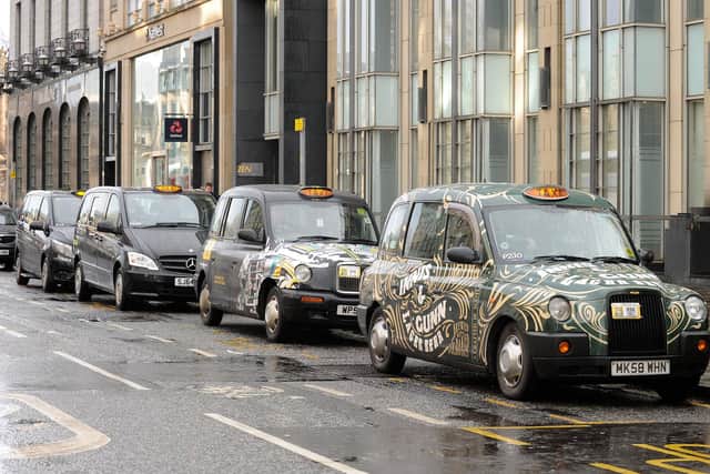 Scotland's taxi drivers have been "short-changed", Richard Leonard has claimed
