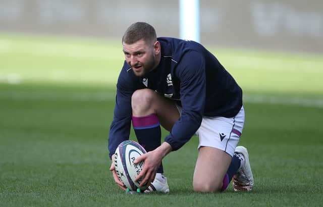 Finn Russell missed two crucial kicks for Scotland in the defeat to South Africa. (Photo by Ian MacNicol/Getty Images)